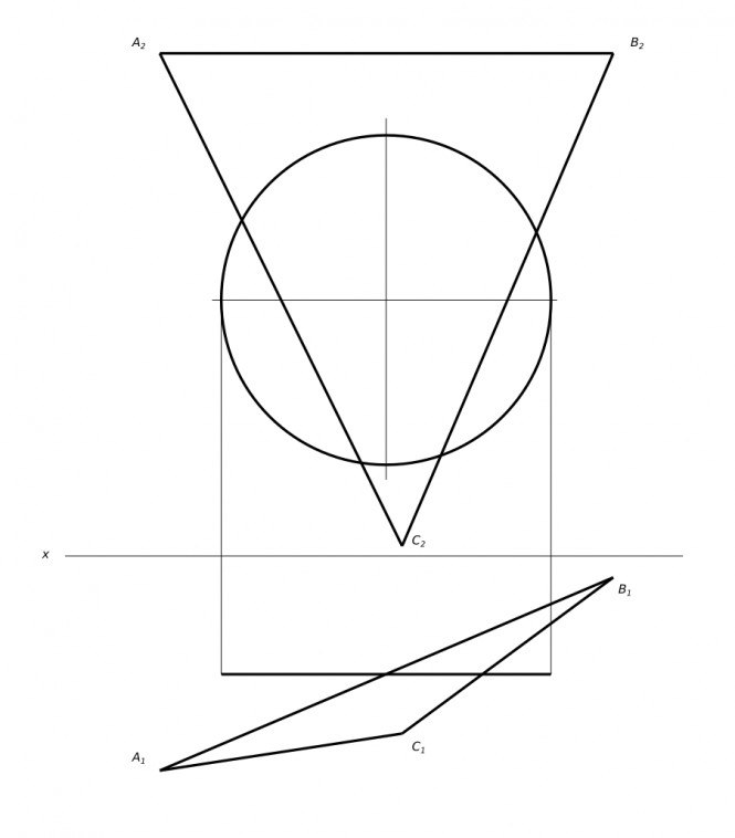 Построить множество точек плоскости удаленных на заданную величину r от окружности n